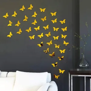 Bikri Kendra Acrylic Mirror Wall Stickers