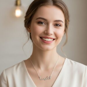 Arabic Name Necklace Gold