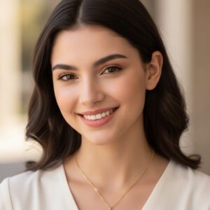 Custom Arabic Initial Necklace